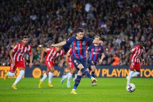 Lewandoski FC Barcelona v UD Almeria - LaLiga Santander