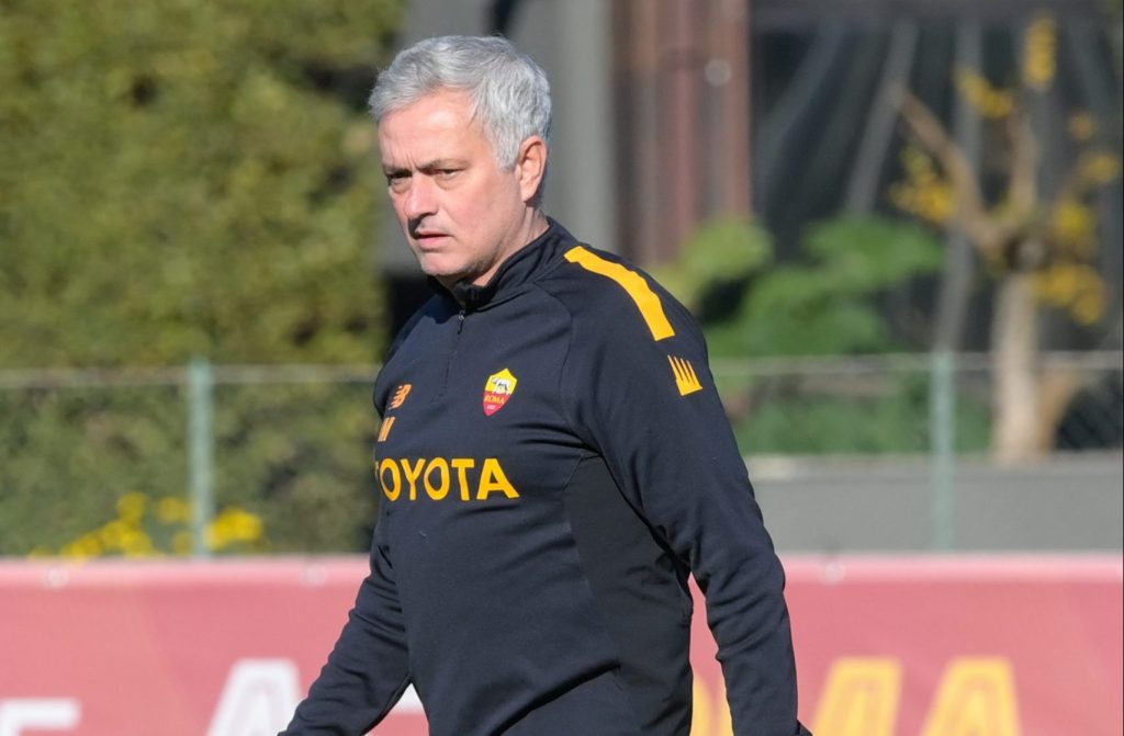 Mourinho aS Roma Training Session