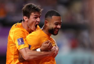 depay Netherlands v USA: Round of 16 - FIFA World Cup Qatar 2022