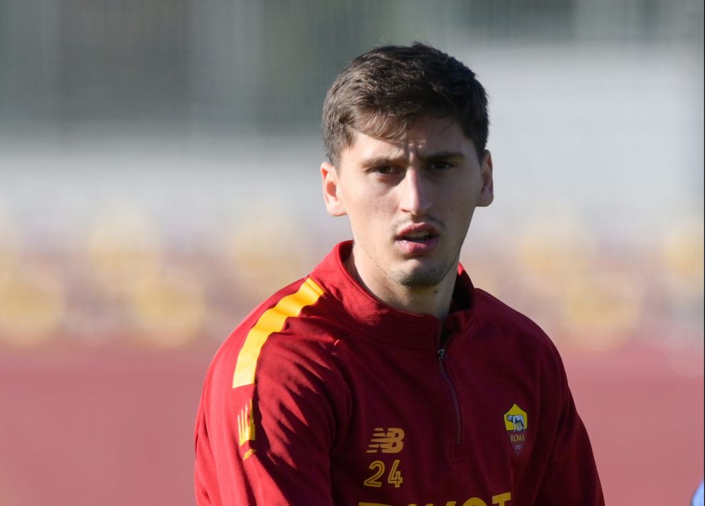 Kumbulla AS Roma Training Session