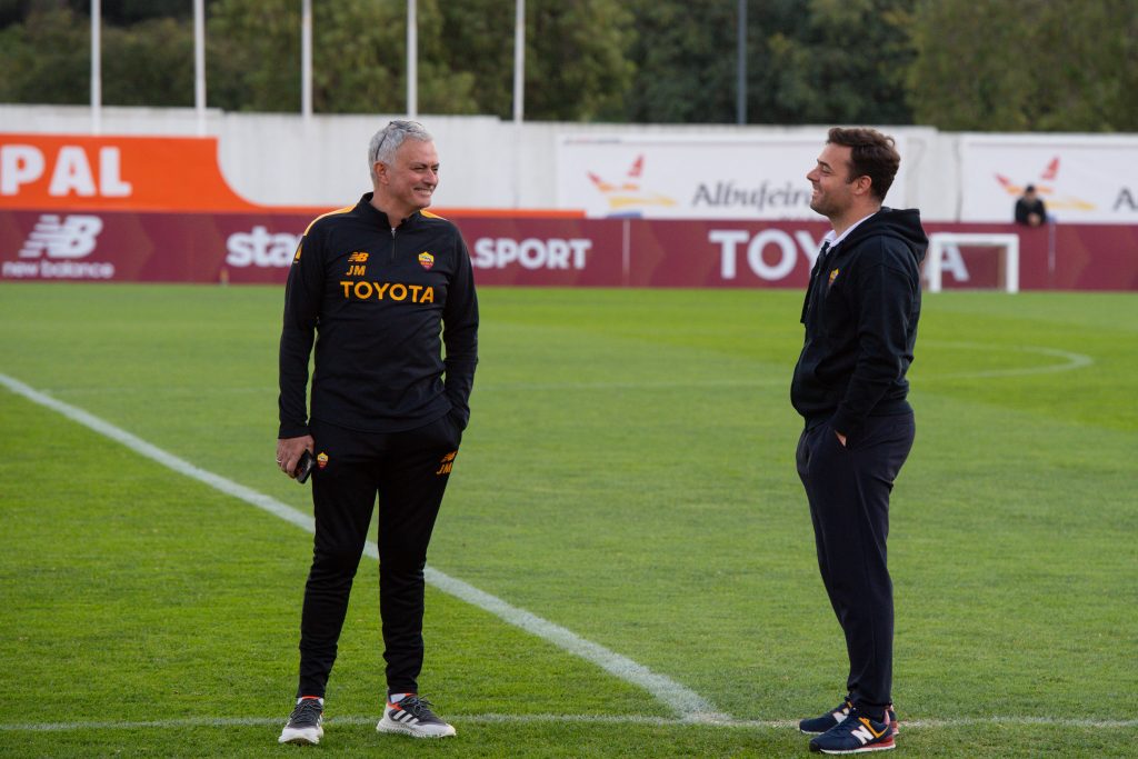 pinto mourinho AS Roma Training Session
