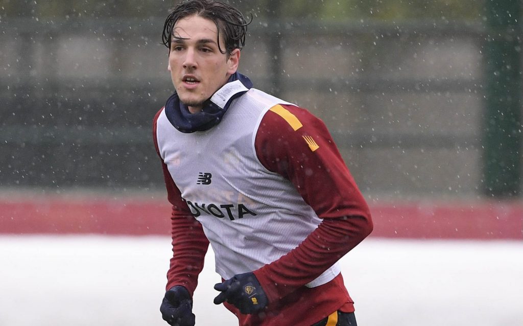 zaniolo AS Roma Training Session
