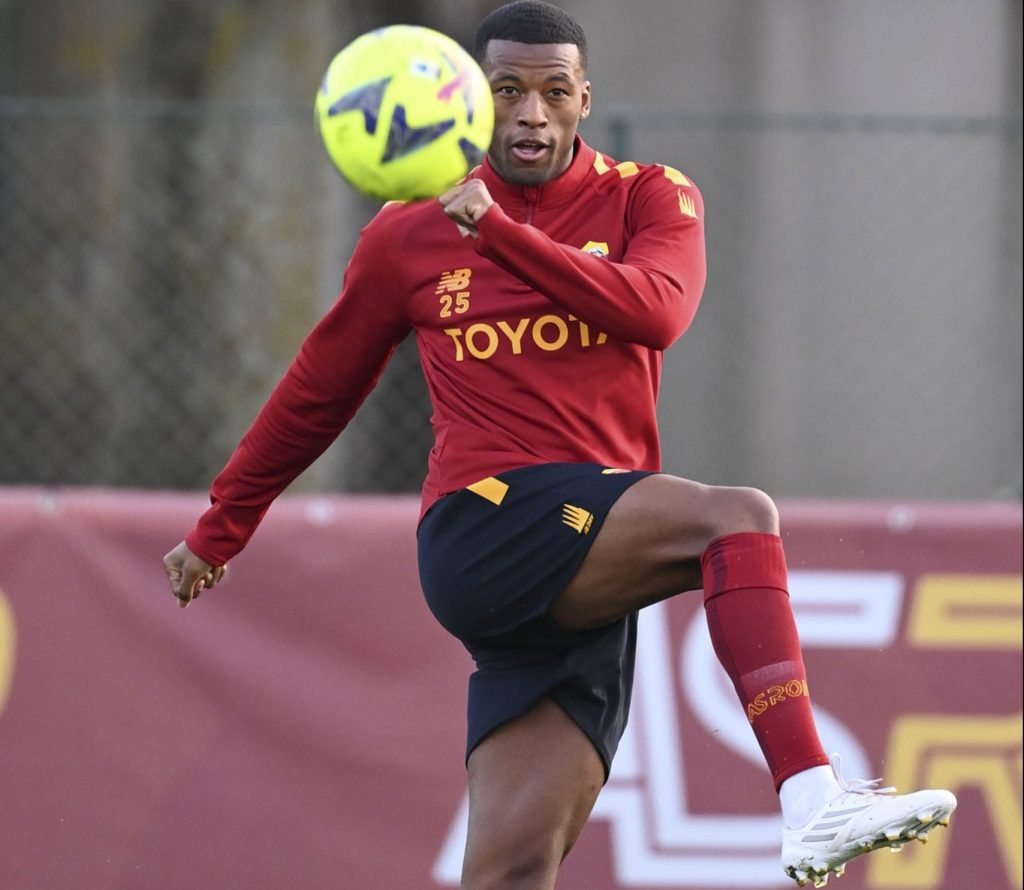 Wijnaldum AS Roma Training Session