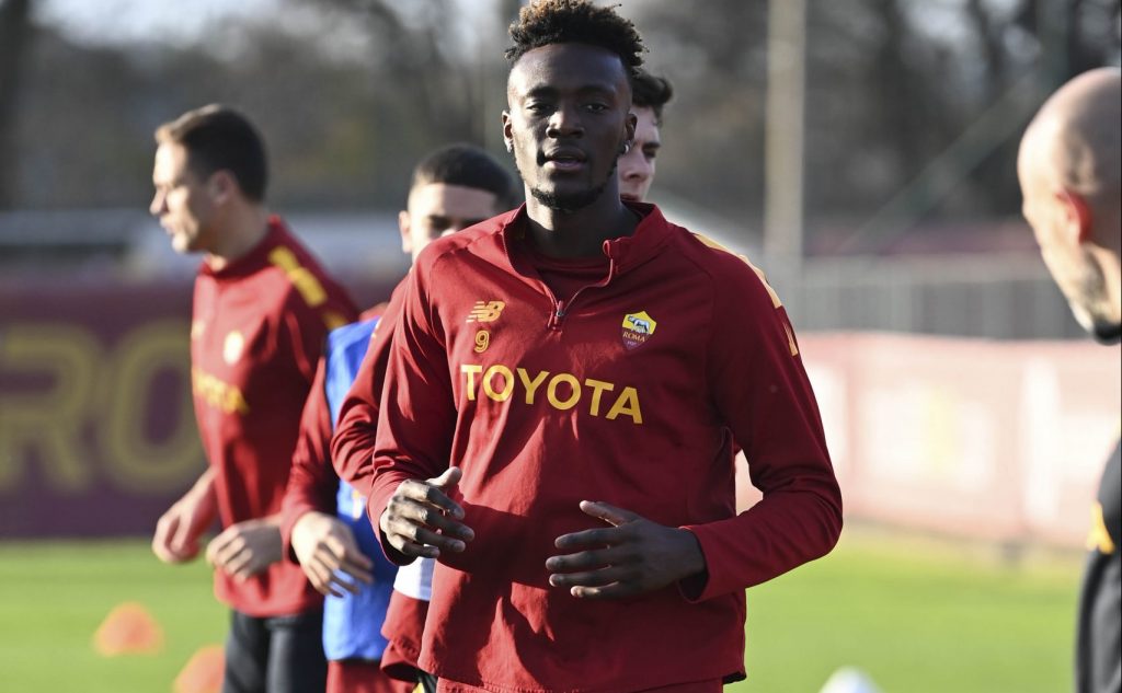 Abraham AS Roma Training Session