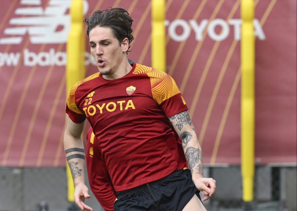 zaniolo AS Roma Training Session