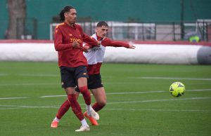 smalling AS Roma Training Session
