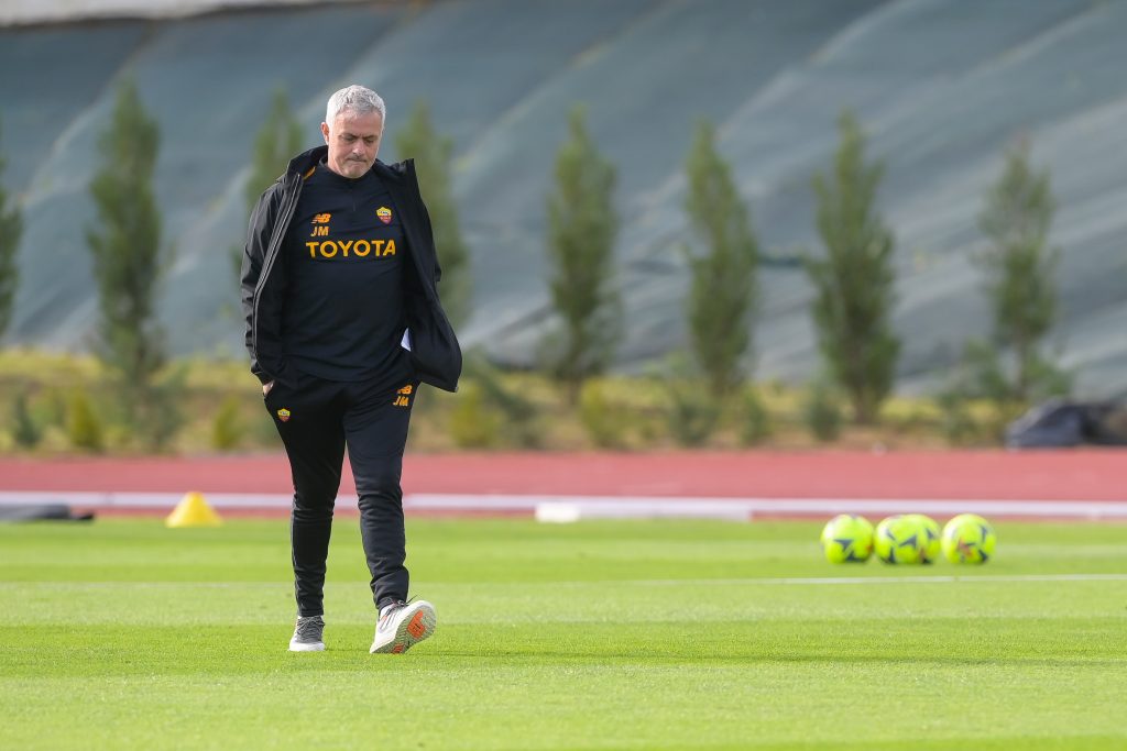 mourinho AS Roma Training Session