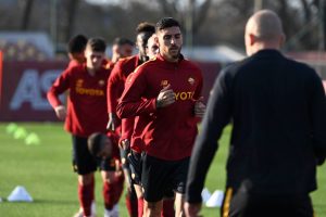 Pellegrini AS Roma Training Session