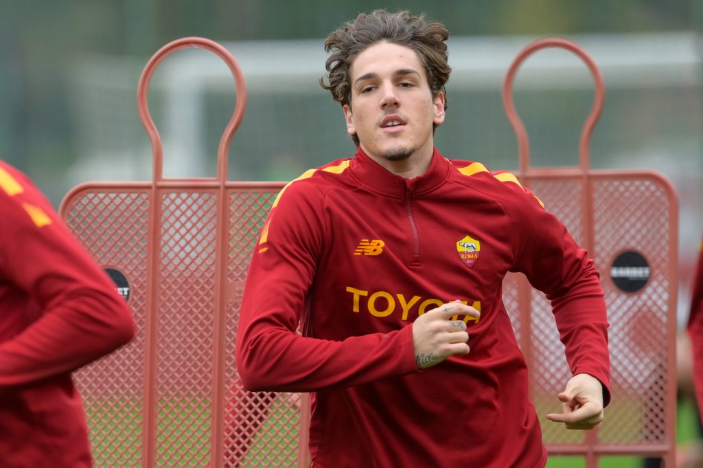 zaniolo AS Roma Training Session