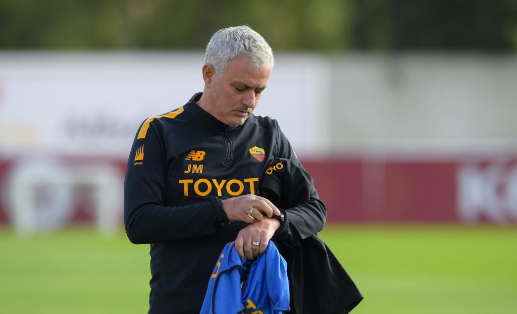 mourinho AS Roma Training Session