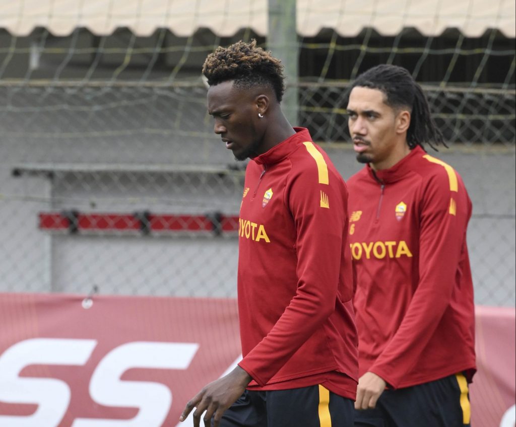 Abraham AS Roma Training Session
