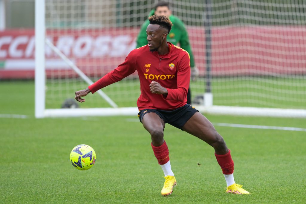 Abraham AS Roma Training Session