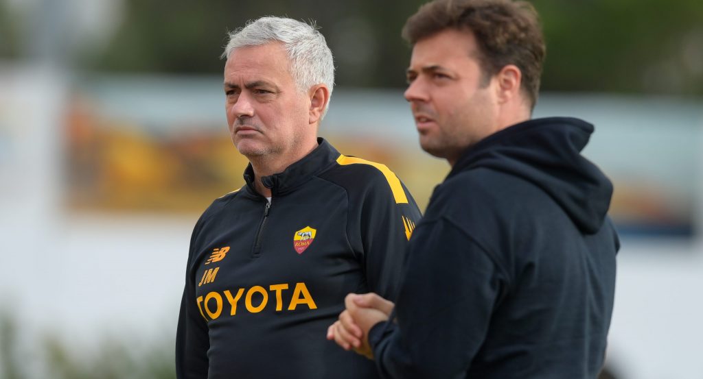 mourinho pinto AS Roma Training Session