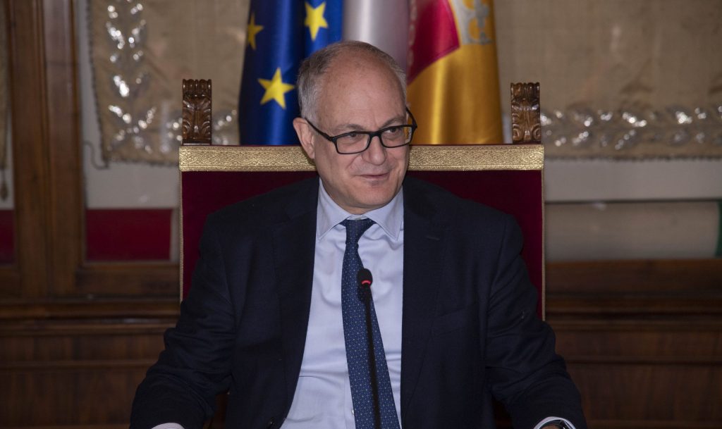 Mayor Of Rome Roberto Gualtieri Meets AS Roma Women