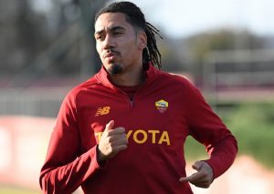 Smalling AS Roma Training Session