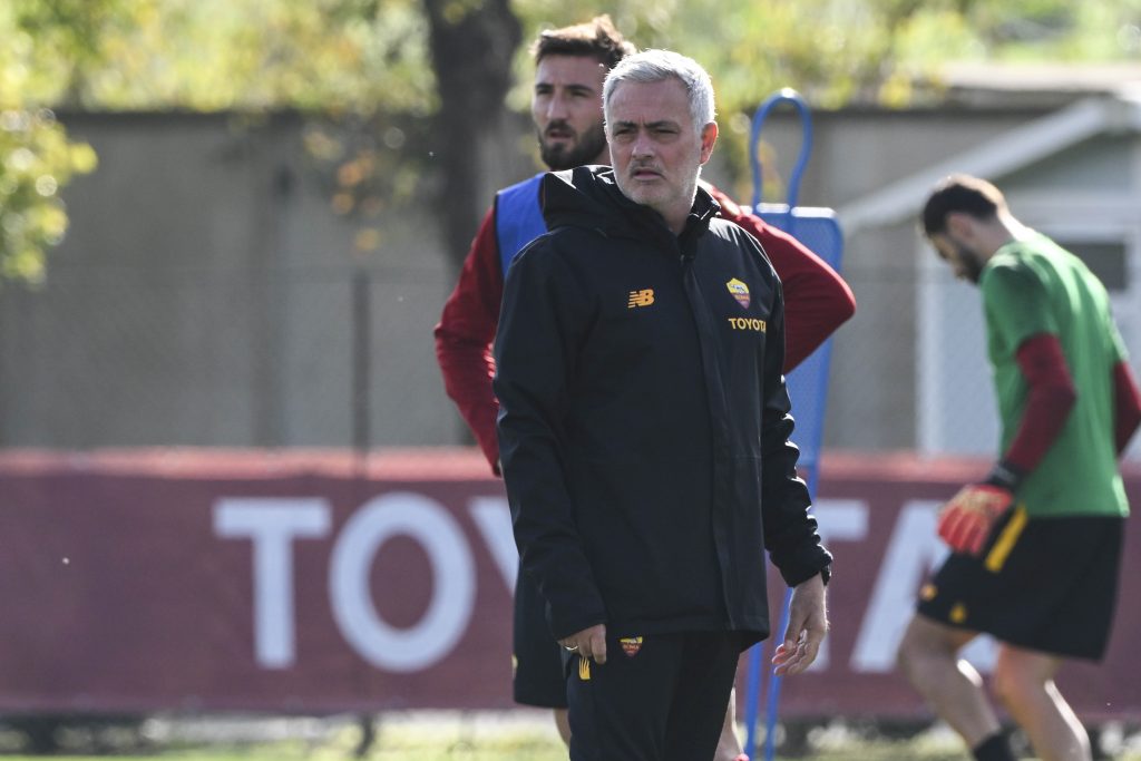 mourinho AS Roma Training Session