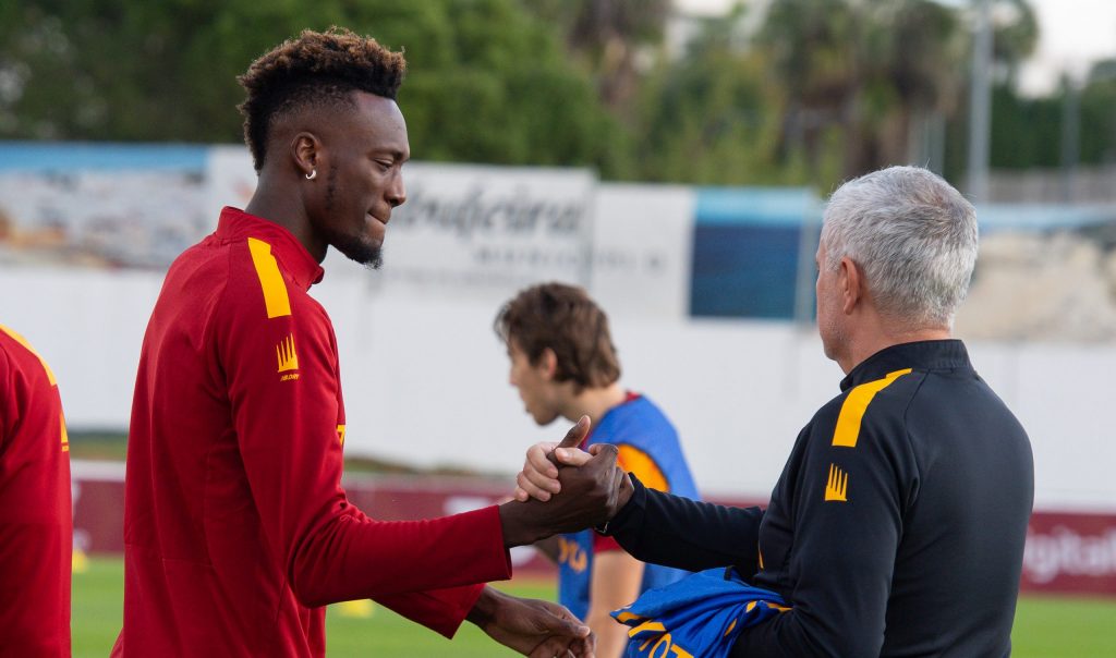 abraham mourinho AS Roma Training Session