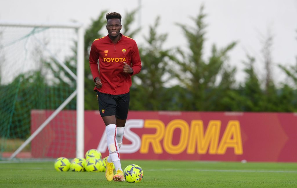 AS Roma Training Session abraham