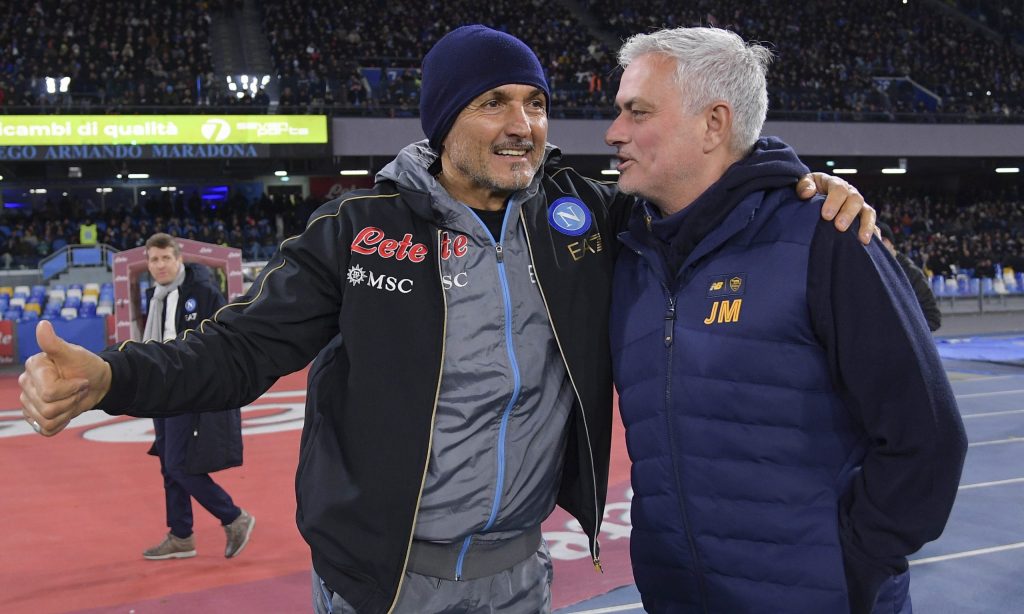 mourinho spalletti SSC Napoli v AS Roma - Serie A