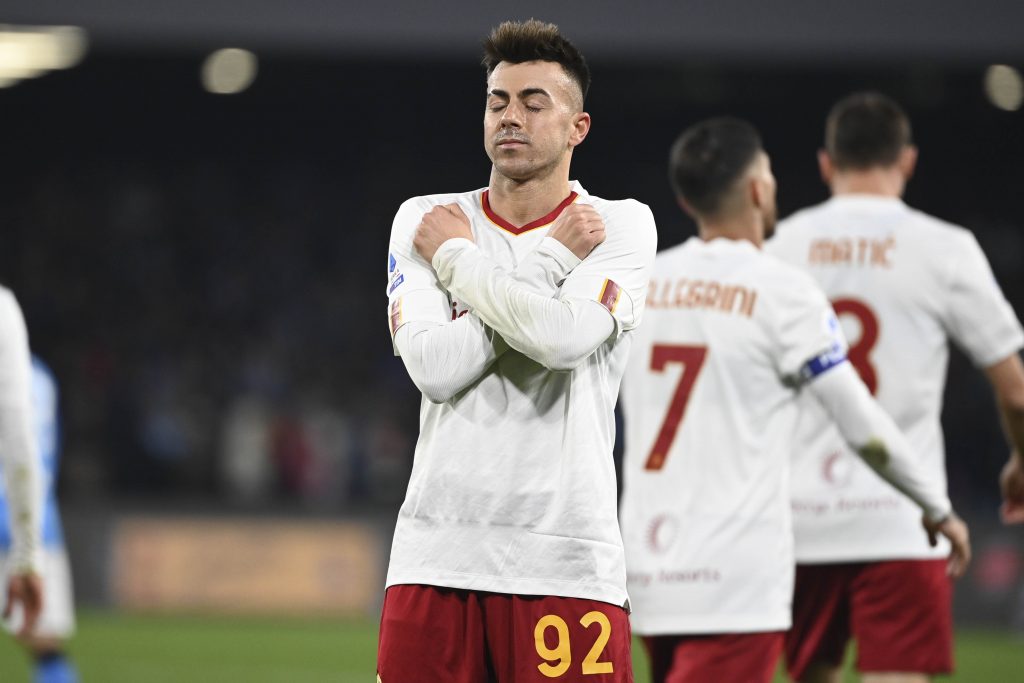 El Shaarawy SSC Napoli v AS Roma - Serie A