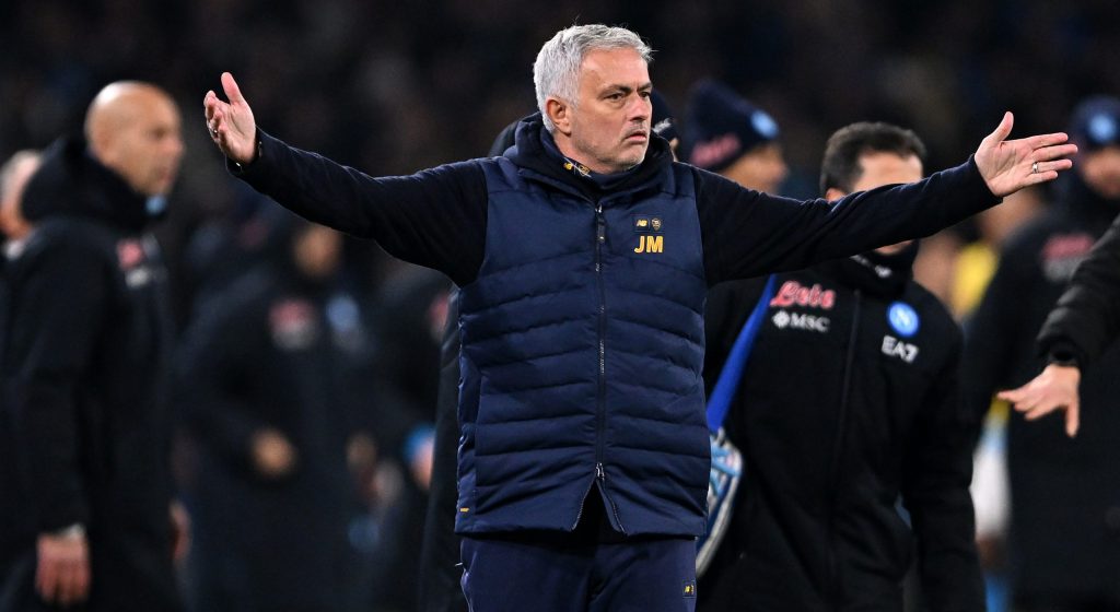 Mourinho SSC Napoli v AS Roma - Serie A