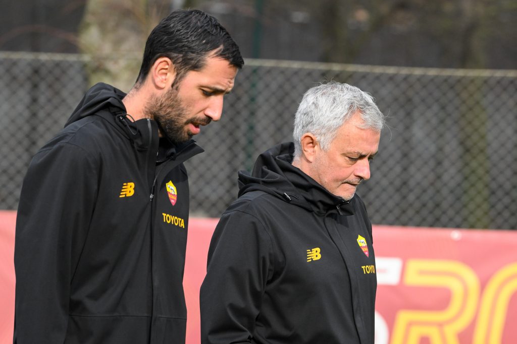 mourinho foti AS Roma Training Session