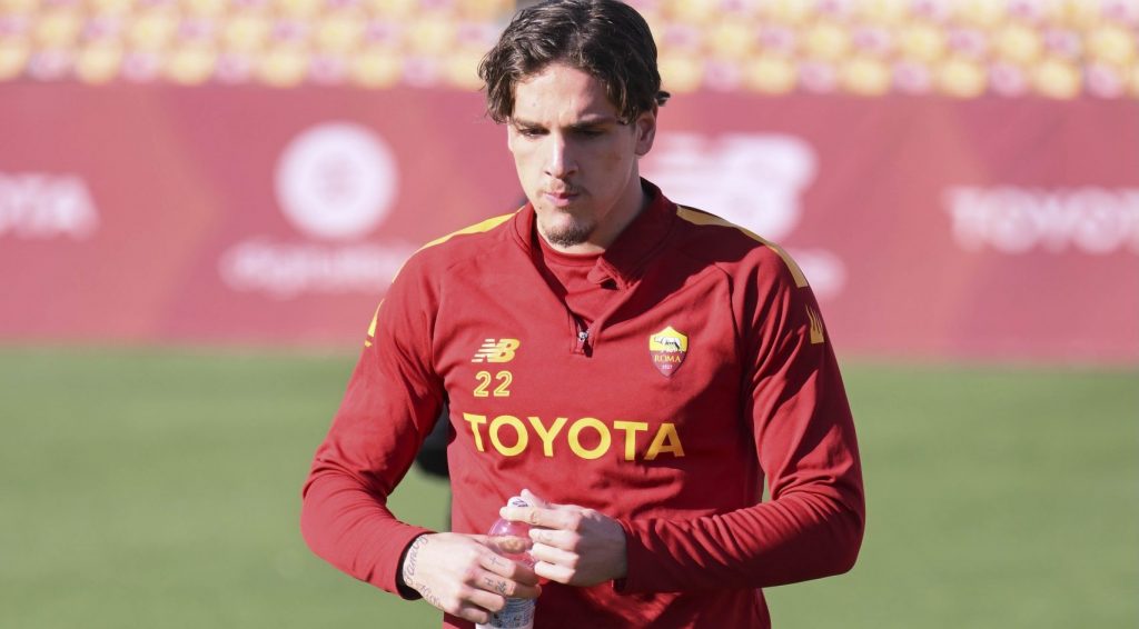 zaniolo AS Roma Training Session