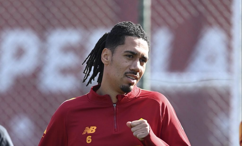 smalling AS Roma Training Session