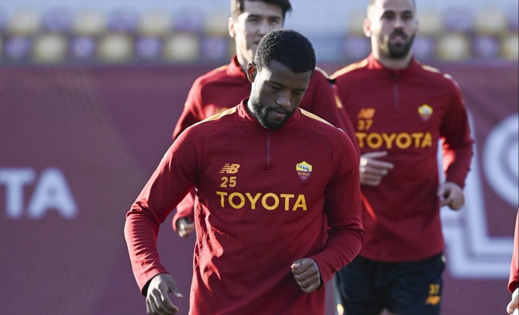 Wijnaldum AS Roma Training Session