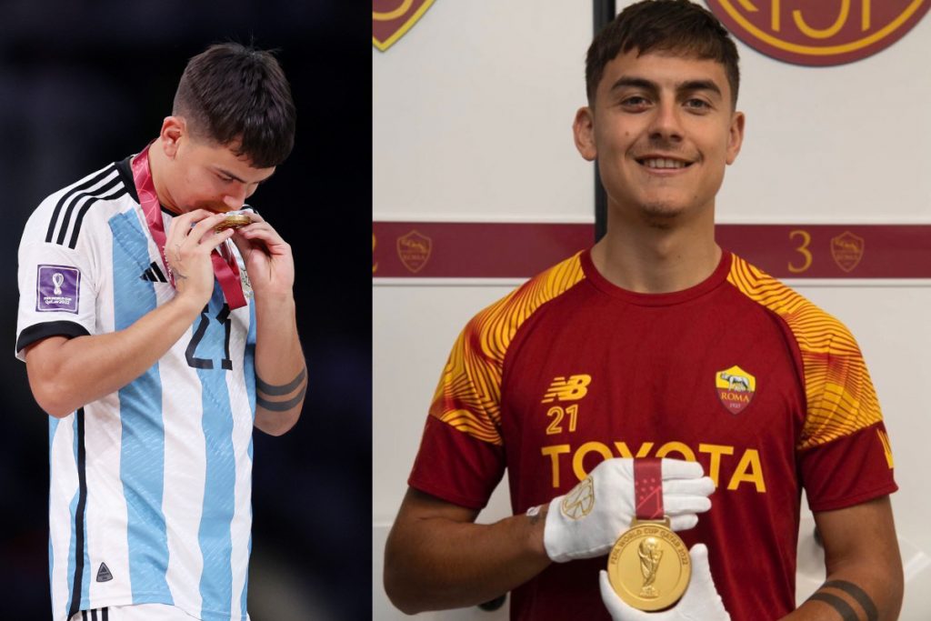 dybala medaglia roma