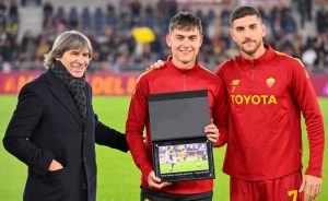 dybala pellegrini bruno conti AS Roma v Genoa CFC - Coppa Italia