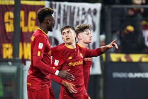 dybala abraham AS Roma v Genoa CFC - Coppa Italia