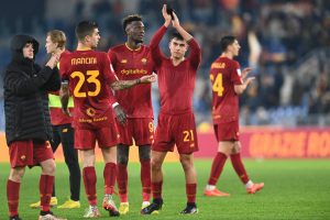 dybala mancini abraham AS Roma v Genoa CFC - Coppa Italia