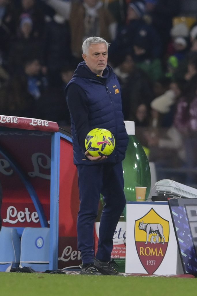 mourinho SSC Napoli v AS Roma - Serie A