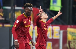 dybala abraham AS Roma v Genoa CFC - Coppa Italia