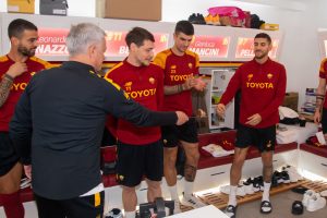compleanno festa torta pellegrini AS Roma Celebrate Jose Mourinho 60th Birthday