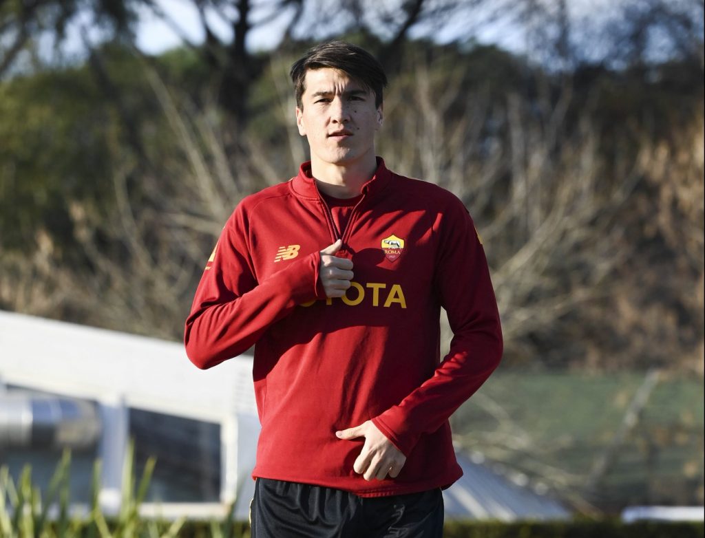 Shomurodov AS Roma Training Session