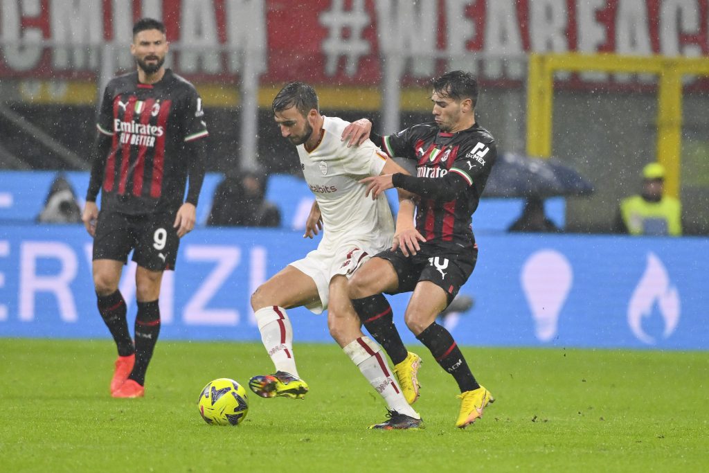 Cristante AC Milan v AS Roma - Serie A