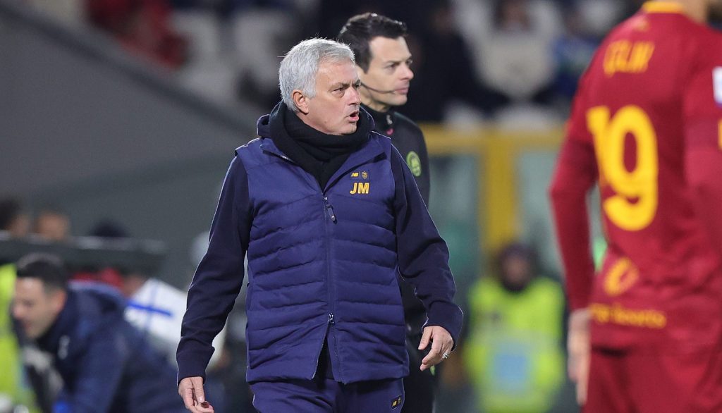 Mourinho Spezia Calcio v AS Roma - Serie A