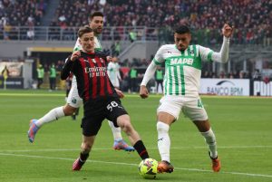Saelemaekers AC MIlan v US Sassuolo - Serie A