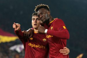 dybala abraham AS Roma v ACF Fiorentina - Serie A