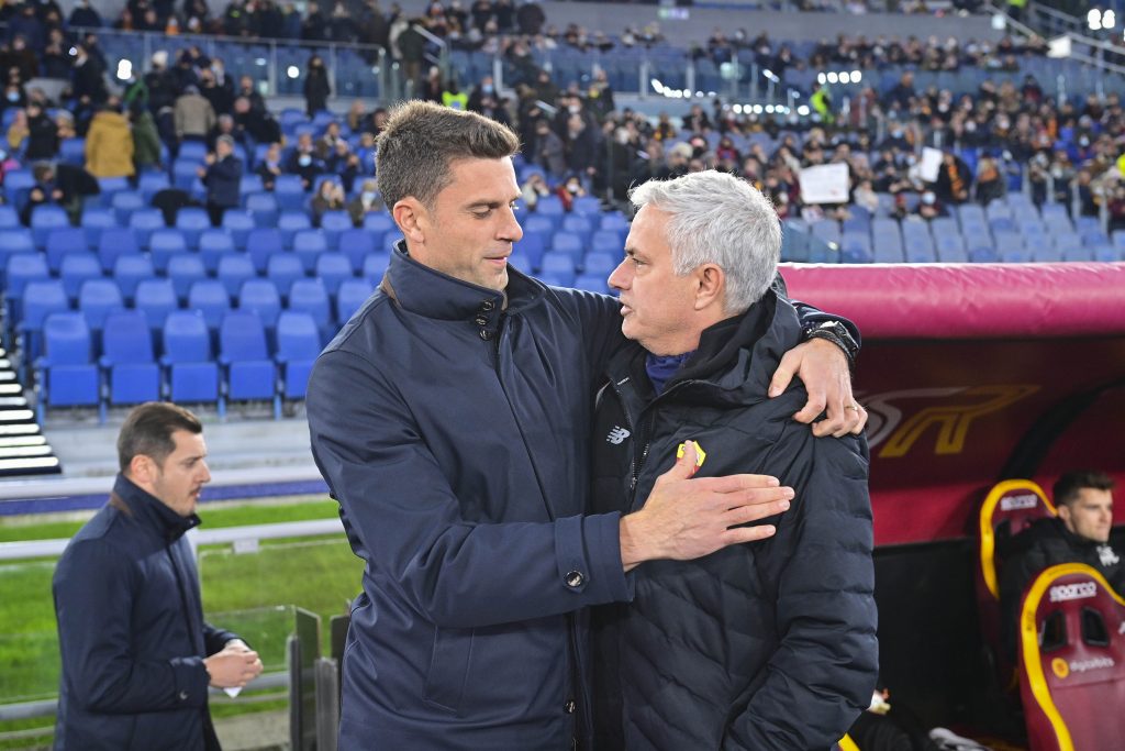 motta mourinho AS Roma v Spezia Calcio - Serie A