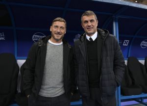 totti maldini AC Milan v FC Internazionale - EA Sports Supercup