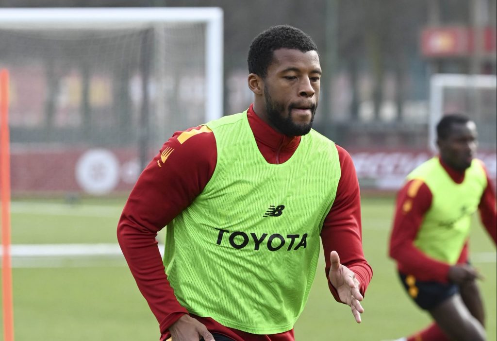 wijnaldum AS Roma Training Session