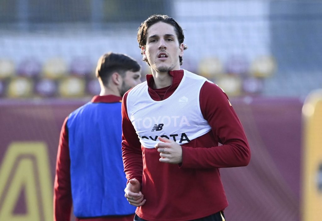 zaniolo AS Roma Training Session