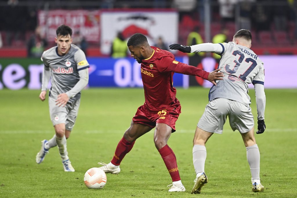 Wijnaldum FC Salzburg v AS Roma: Knockout Round Play-Off Leg One - UEFA Europa League