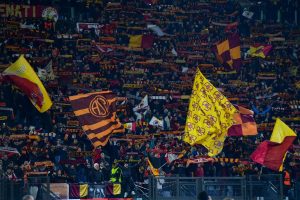 Curva tifosi AS Roma v RB Salzburg: Knockout Round Play-Off Leg Two - UEFA Europa League