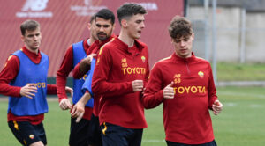 zalewski tahirovic celik AS Roma Training Session
