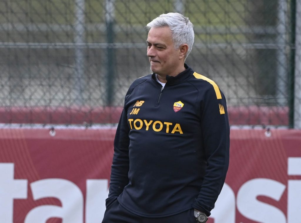 mourinho AS Roma Training Session