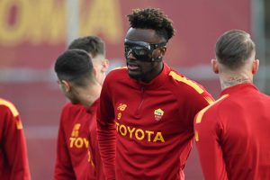 Abraham AS Roma Training Session